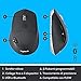 immagine 8Logitech MK850 Kit Tastiera e Mouse Wireless Multidispositivo, Wireless e Bluetooth 2.4 GHz, 12 ‎Tasti Programmabili, Durata Batteria di 3 Anni, PC/Mac, Layout Italiano QWERTY, Nero