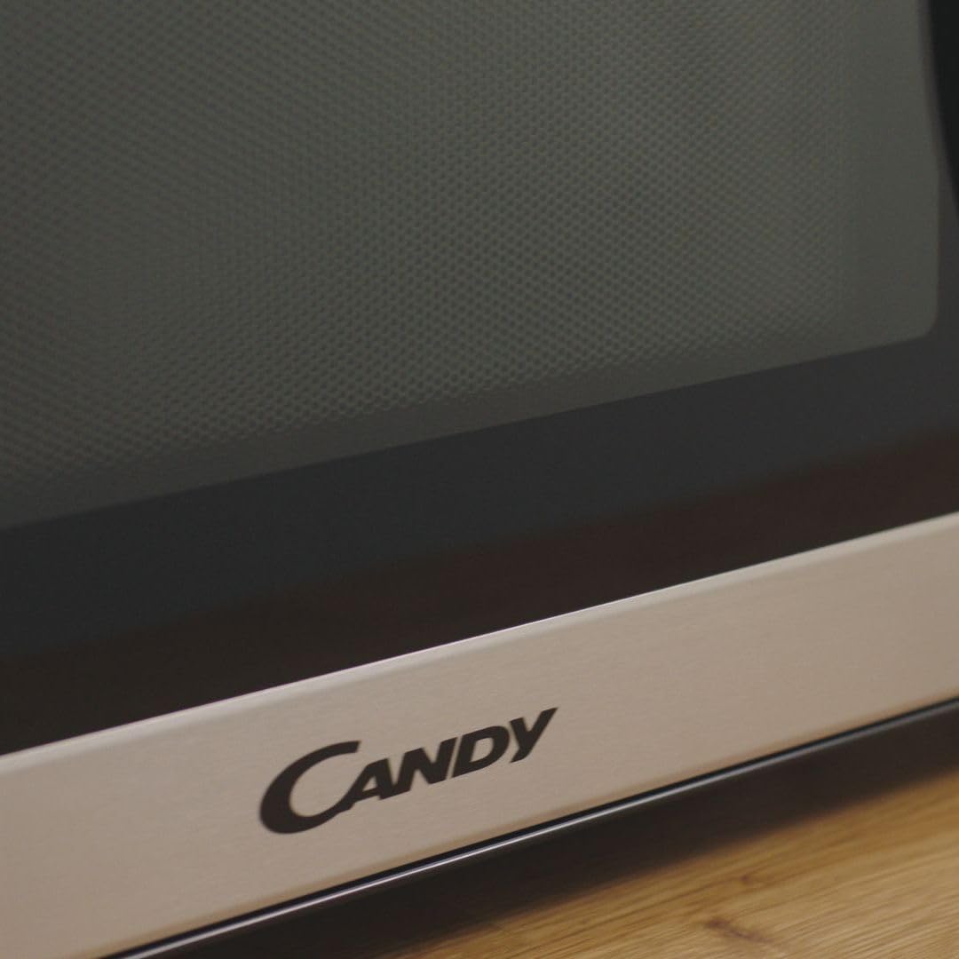 Candy CMCA29EDLB Four Micro-ondes Gril 1000W, Combiné à Chaleur Tournante, Grande Capacité 29L, Menus Pré-Programmés, Nettoyage Auto, Programmateur digital, Fonction décongélation, Noir Silver