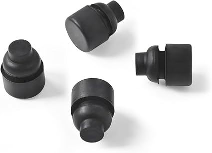 KOOC Rubber Feet for Slow Cookers 5 qt 7 qt and 8.5 qt Replaceable Slow Cooker Legs Pot Insert Accessories (4 Packs)