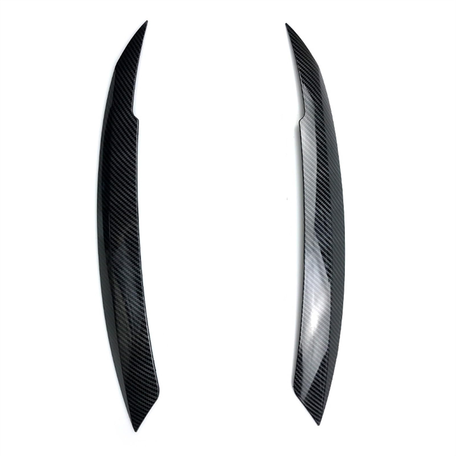 Car Front Headlight Eyebrow Eyelid Cover Trim Sticker for Jetta MK6 for Sagitar NCS 2010-2018 Auto Styling(Carbon Fiber Look)