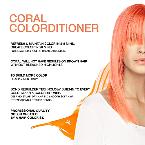 Celeb Luxury Intense Color Depositing Colorconditioner Conditioner + Bondfix Bond Rebuilder, Vegan, Sustainably Sourced Plant-Based, Semi-Permanent, Viral And Gem Lites Colorconditioners #TOP1