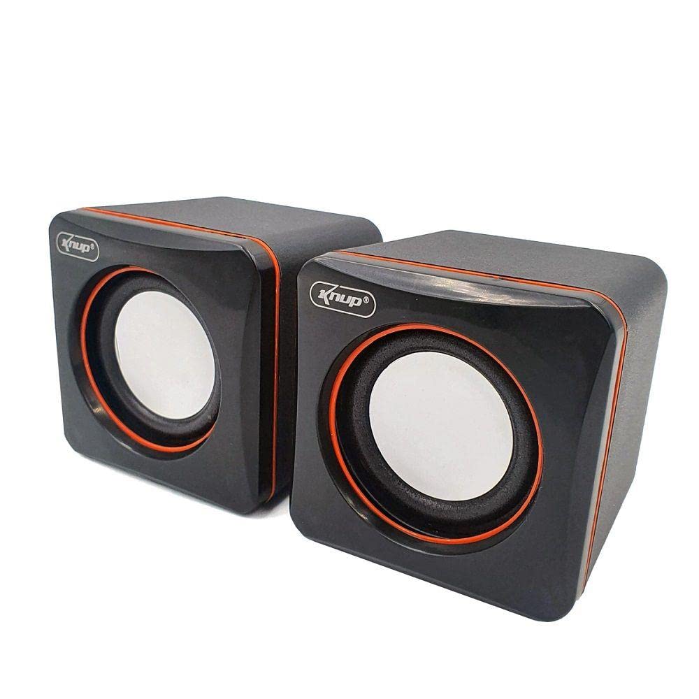 Knup CAIXA DE SOM MINI ALTO-FALANTE PARA NOTEBOOK KP-600, preto