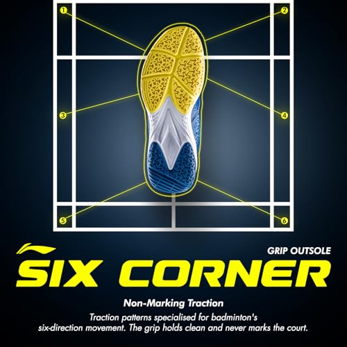 Image of Li-Ning All Round Non Marking Badminton Shoes | All Indoor Sports | Lightweight, Breathable, Grippy & Durable | High Rebound Cushioning | Stable Heel Support