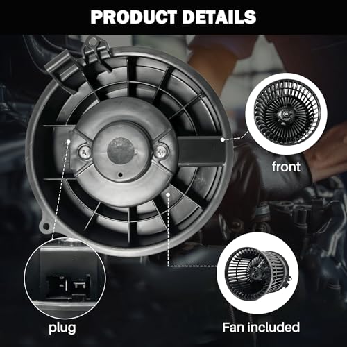 Image of 700323 Front AC Heater Blower Motor Fan Fit for Nissan Rogue 2.5L 2014 2015 2016 2017 2018 2019 ，Rogue Sport 2.0L 2017 2018 2019 27226-4BU0A, 272264BU0A, 75041,BM10019C