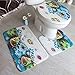 Produktbild hysxm Badematten Beach-Serie Wc-Matten Dreiteiliges Badezimmer 3 Stück Handtücher Von Matte, Die Unterwasserwelt