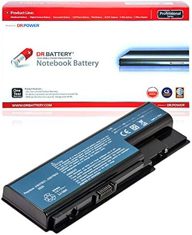 DR. BATTERY AS07B31 Battery Compatible with Acer AS07B41 AS07B51 AS07B61 AS07B71 AS07BX1 AS07BX2 Aspire 5220 5720 5730 5520 6930 7720 5315 Gateway MD2614u MD2614 MD2601u[11.1V/4400mAh/49Wh]