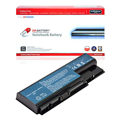 Dr. Battery As07B31 Battery Compatible With Acer As07B41 As07B51 As07B61 As07B71 As07Bx1 As07Bx2 Aspire 5220 5720 5730 5520 6930 7720 5315 Gateway Md2614U Md2614 Md2601U[11.1V/4400Mah/49Wh] #TOP3