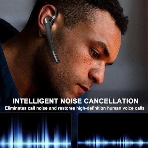 Oreillette Bluetooth 5.1 casque mains libres sans fil microphone