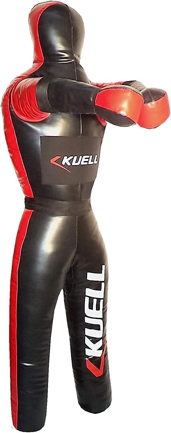 KUELL 140 LBS Unfilled Grappling Dummy for Youth Adults BJJ Wrestling Dummy Punching Bag Judo MMA Throwing Jiu Jitsu Wrestling Dummies with Skipping Rope Height 72 inch Red/Black(Size-XXL) : Sports & Outdoors