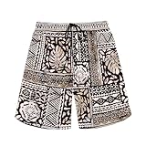 Impression 3D Style Polynésie Tatouage Pacifique Motif tribal ethnique Imprimé Feuille de Palmier Hibiscus Plumeria Samoa Puletasi Maori Hawaï Tahiti Motif floral traditionnel américain Luau Island Tenues hawaïennes Aloha