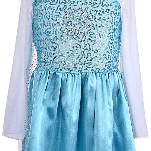 Loel Princess Dress,Princess Costumes For Girl Birthday Halloween Christmas Cosplay Dress Up,4-5T #TOP3