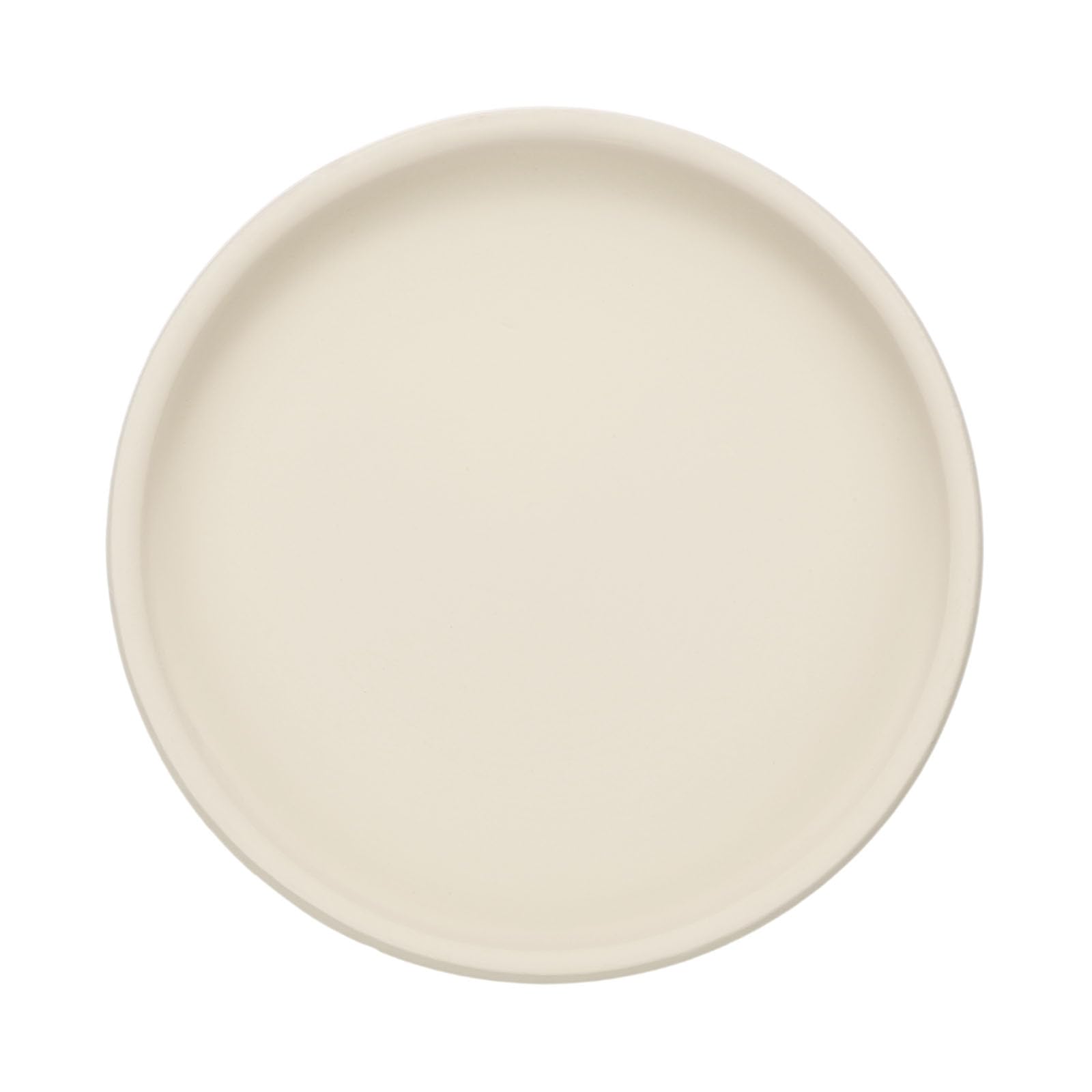 M METERXITY 1-Pack Plant Saucers 4.3 inch ID Ceramic Round, White