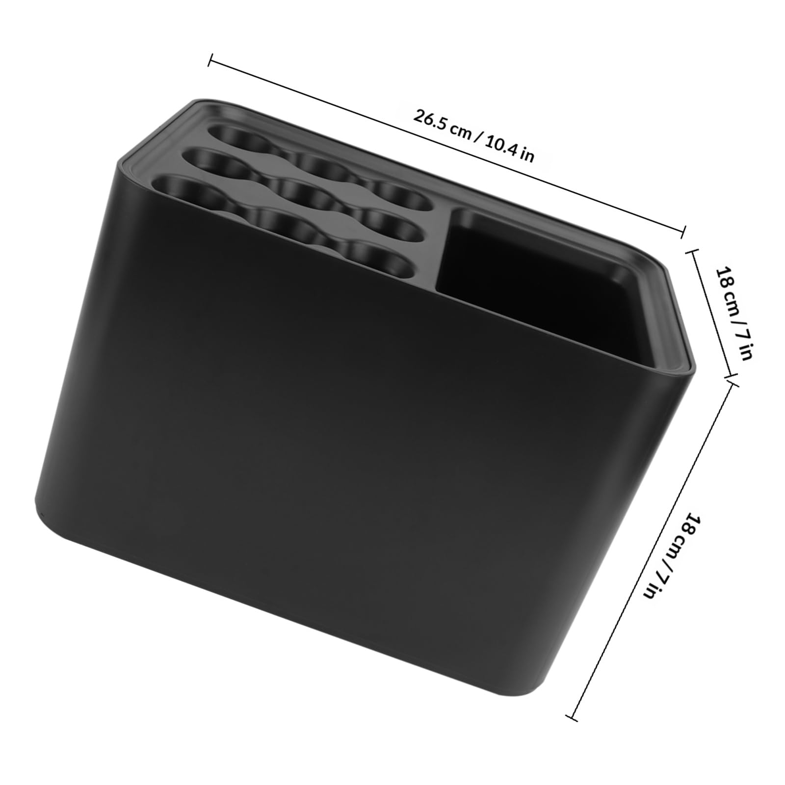 Portaombrelli Facile da Installare Funzione di Drenaggio da Creativo in Nordico in Ps Nero per e Cucina