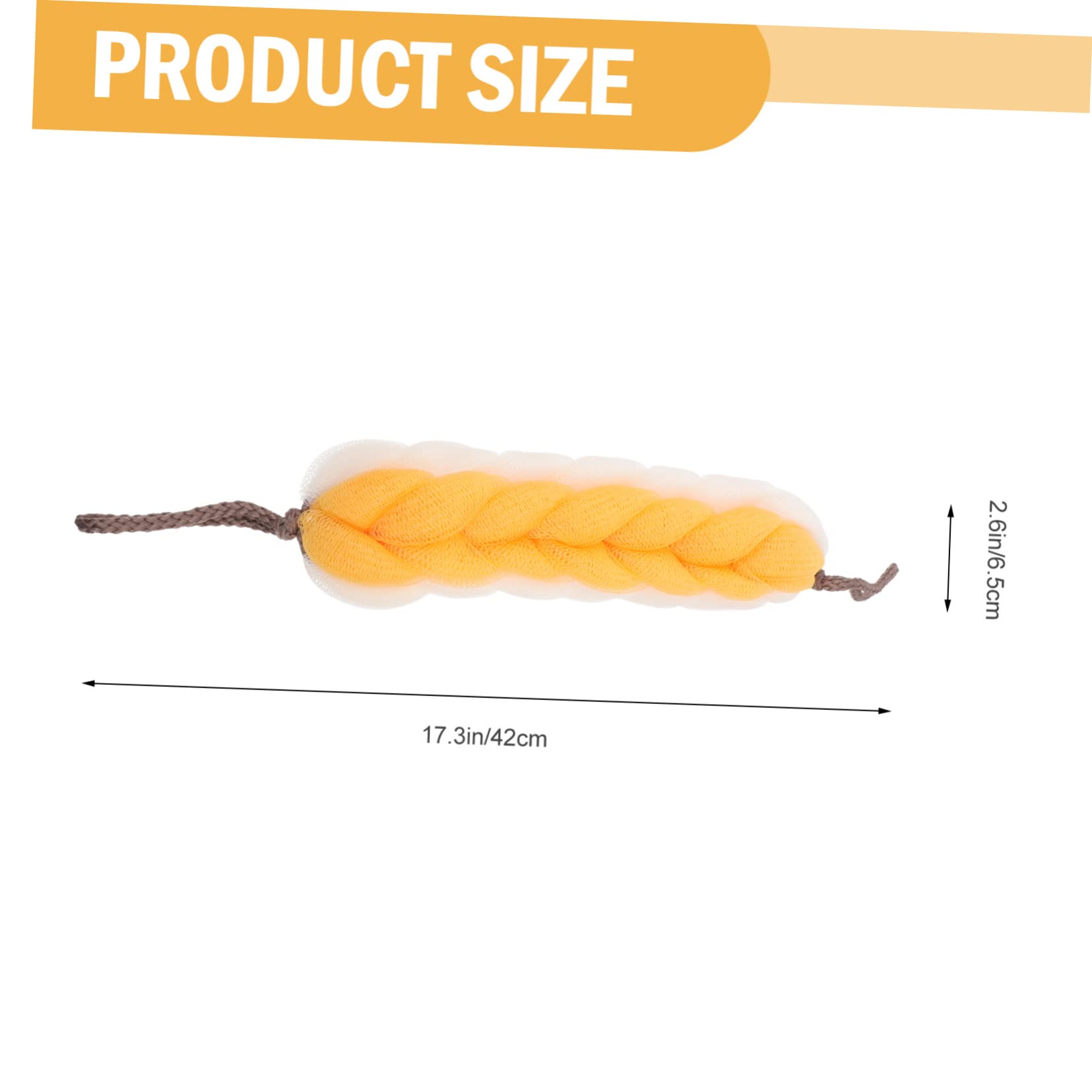 WOFASHPURET 2Pcs Long Exfoliating Bath Towels Skin Bathing Towels for Deep Cleansing and Scrubbing Stretchable Back Scrubbers for Home