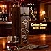 Custom Whiskey Dispenser Set for Home Bar Embossed Named Wooden Whiskey Decanter Engraved Liquor Dispenser for Pub Shed Christmas Valentine's Day Gifts For Men (Embossed Name)