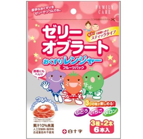 Amazon.co.jp: 白十字 FC おくすりレンジャー フルーツパック 3種X2本