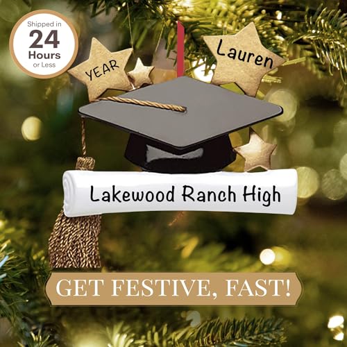 Personalized-Graduation-Ornament-Class-of-2024–Fast-Free-24h-Customization–High-School-Senior-Christmas-Ornament-for-Tree–Custom-Gift-Wrapped-2025-Graduation-Ornament-Class-of-2025-Ornament Personalized Graduation Ornament Class of 2024–Fast Free 24h Customization–High School Senior Christmas Ornament for Tree–Custom Gift Wrapped 2025 Graduation Ornament Class of 2025 Ornament