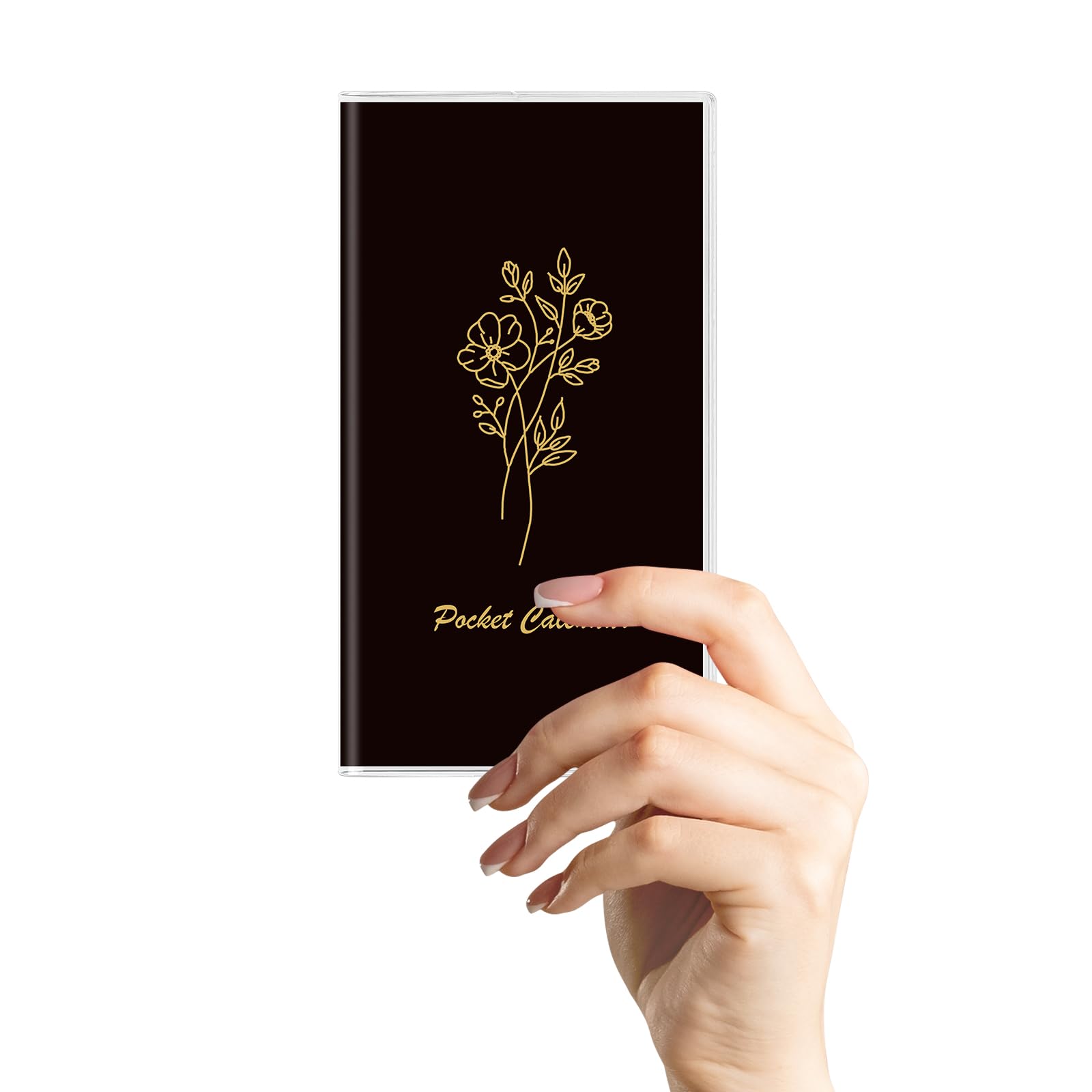 KONVINIT Pocket Calendar 2025-2027, Pocket Planner 2026-3.7" x 6.7" - Runs from September 2025 Until December 2027, Monthly Planner 2025-2027 with PVC