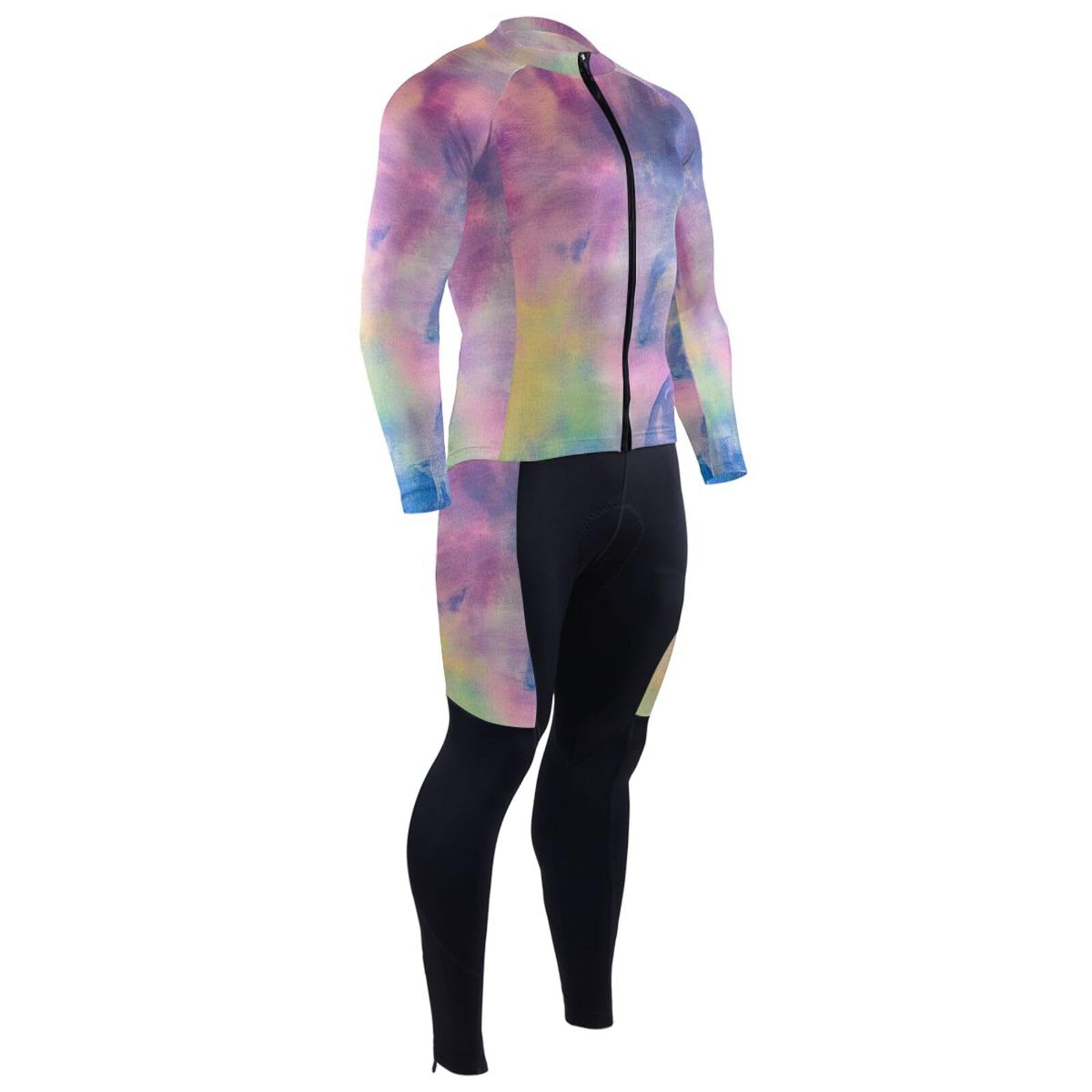 Radtrikot-Set mit Taschen, schnell trocknend, für Herren, 3D-gepolstert