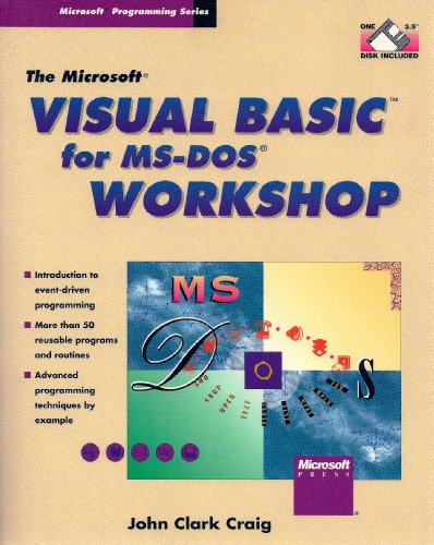 Used Book in Good Condition The Microsoft Visual Basic for MS-DOS Workshop
