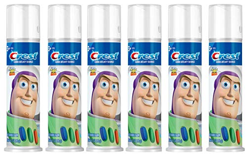 Crest Kid's Toothpaste Pump, featuring Disney Pixar Toy Story, Strawberry, 4.2 oz