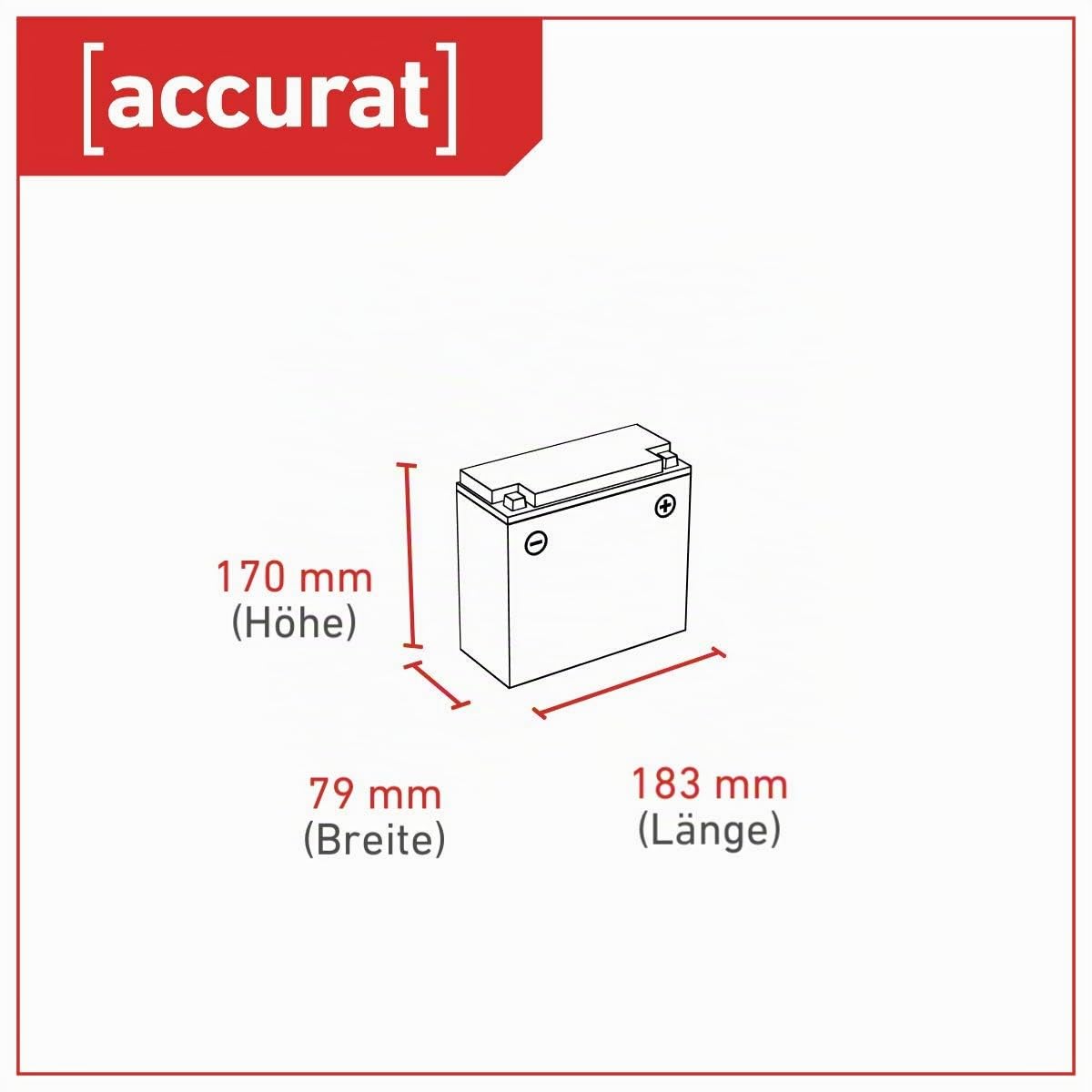 Accurat Traction T27 Pro AGM Bleiakku -12V, 27Ah, +30% Startleistung