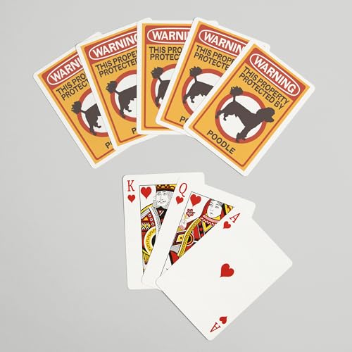 Lantern Press Poodle, 52 Cartas de Poker para Adultos miniatura 7