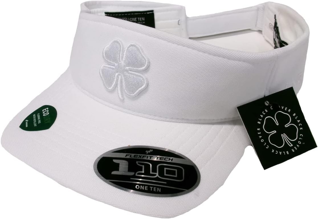 Black Clover New Live Lucky Premier Visor #12 White Golf Visor/Cap