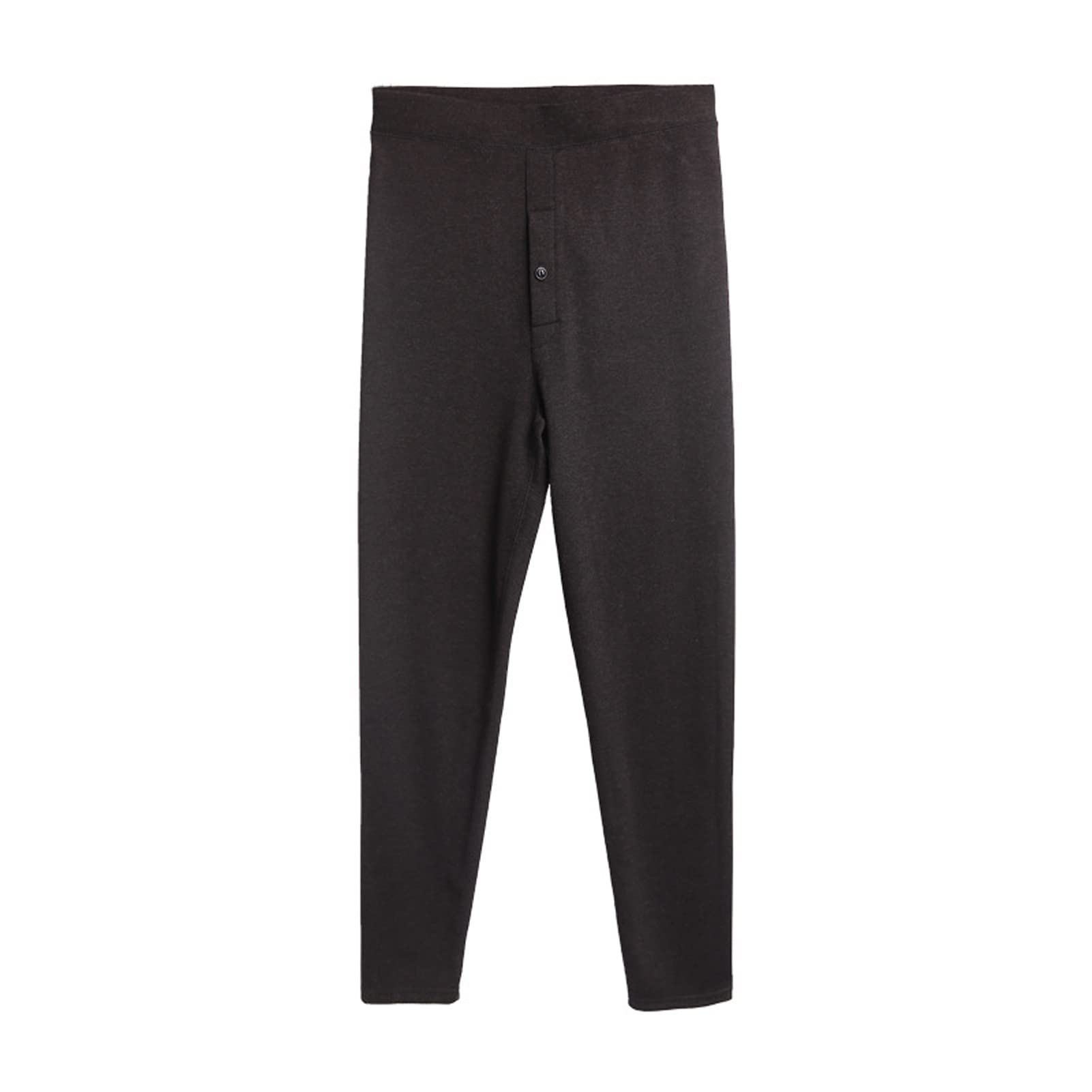Pantalon Doble Capa De Vellón Termicas para Hombres Termicos Calzoncillos Invierno Cálido Long Leggings Jogger Pantalones Botters Jogger Interior Ropa black-3XL