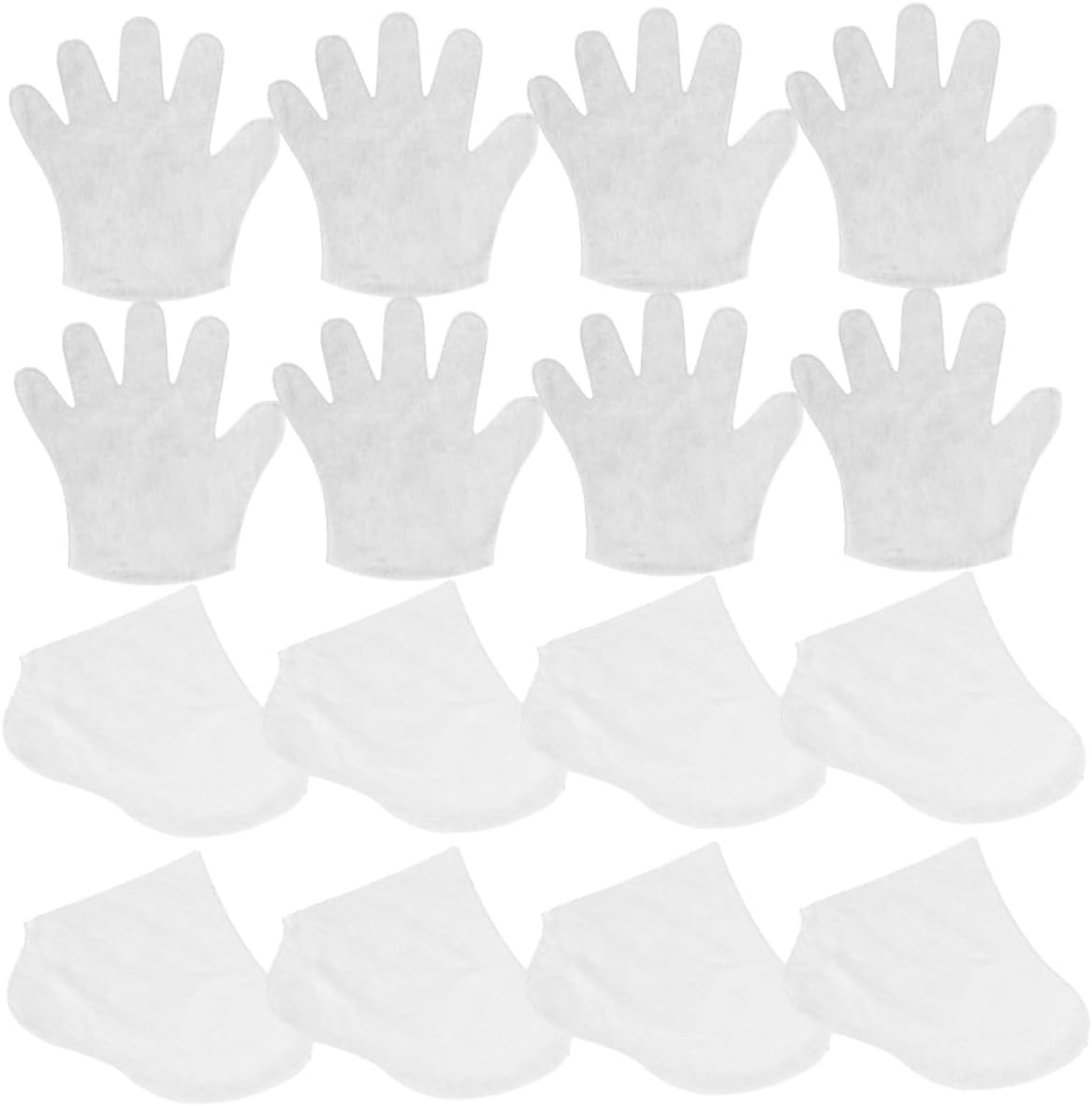 NOLITOY Disposable Paraffin Wax Hand and Foot Covers for Spa and Beauty Treatments Hand Masks Foot Masks for Dry Skin and Cracked Heels