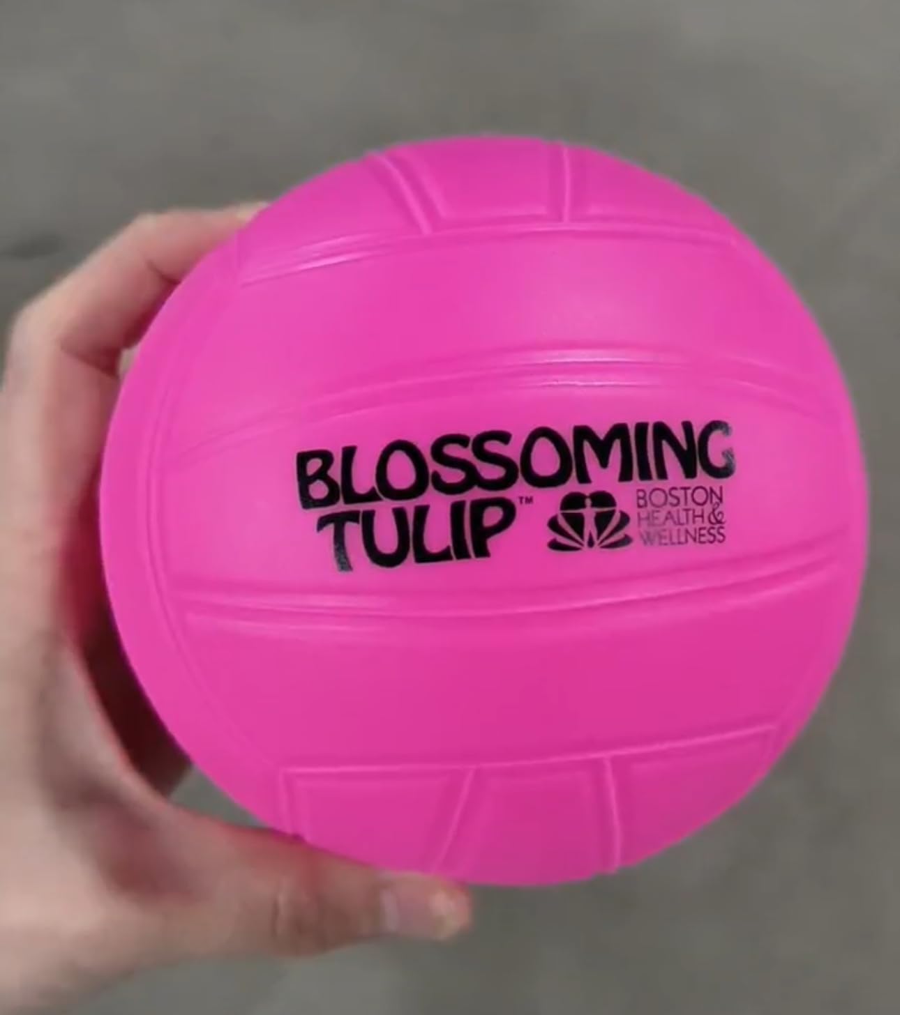 Pelvic Floor Training Ball "The Blossoming Tulip" (TM), Pink, Pelvic Floor Physical Therapy Relief for Pelvic Pain, Pelvic Tightness, and Muscle Tension