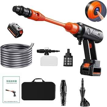 Amazon | SHINPURU 高圧洗浄機 コードレス 充電式 ポータブル 充電式