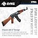 Evike Airsoft x Licensed Kalashnikov AK-Style AEG Airsoft Rifle w/Electric Blowback and Real Wood by CYMA Cybergun