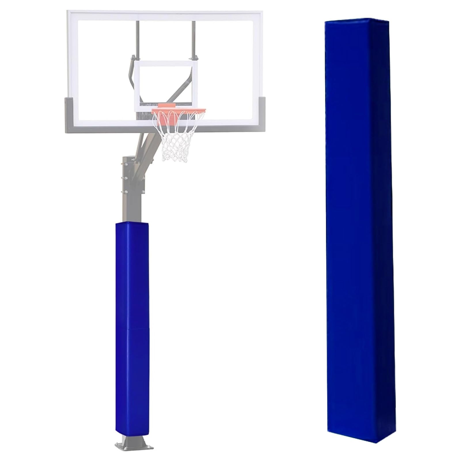 Innovz All-weather Basketball Pole Padding Outdoor, Wrap Around Foam Pole Pad, Universal Protective Pad for Mma/Martial Arts/Boxing Style Workout Pole(Blue,6"x6"(15x15cm) pole)