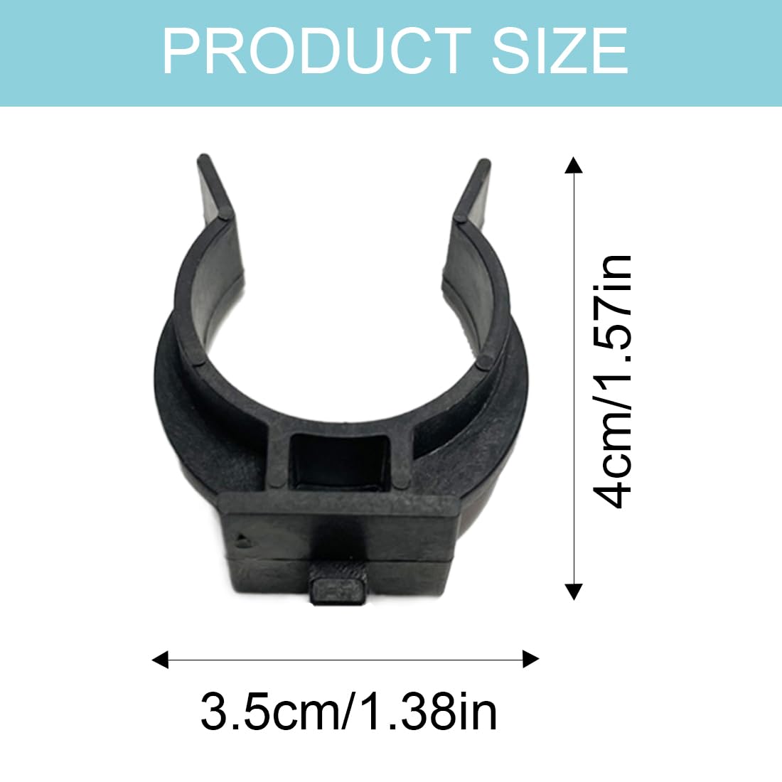 Ganci Per Battiscopa Cucina - 20 Pezzi, In Plastica ABS Nero, Per Gambe Da 28-32mm - Con Viti Incluse, Fissaggio Stabile - Foto 4