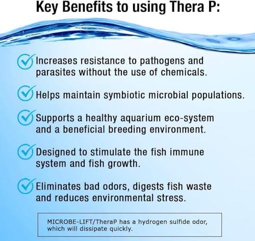 Image of MICROBE-LIFT THERAPH16 TheraP Fish Care Treatment for Freshwater and Saltwater Home Aquariums and Tanks, 16 Ounces