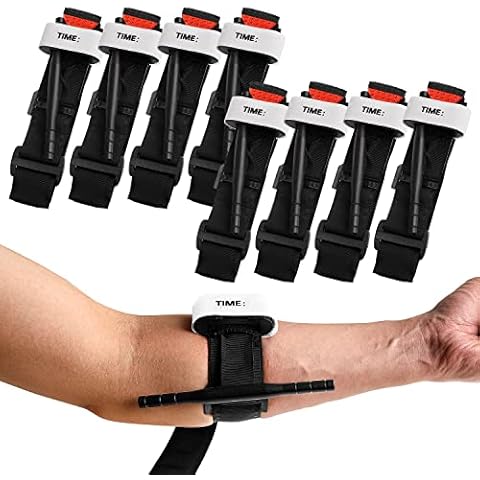 Tourniquets, Military Emergency Tourniquets for Combat, Tactical Hemostatic Tourniquets Single-Handed Application for Outdoor Emergency (8) Cover