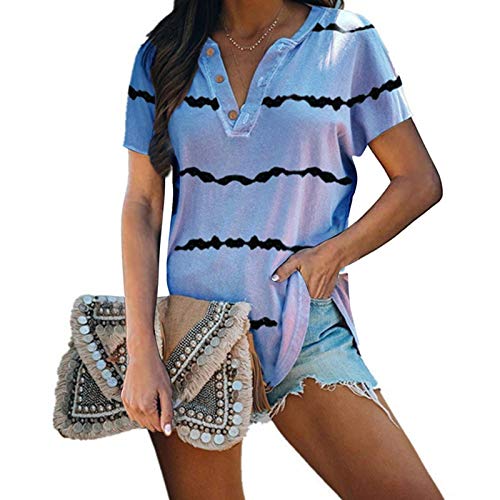 Women's Basic V Neck Short Sleeve T Shirts Summer Casual Tops Women's Fake Collar Detachable Dickey Collar Half Shirts False Collar Women's Loose Casual Short Sleeve Chiffon Top T-Shirt Blouse