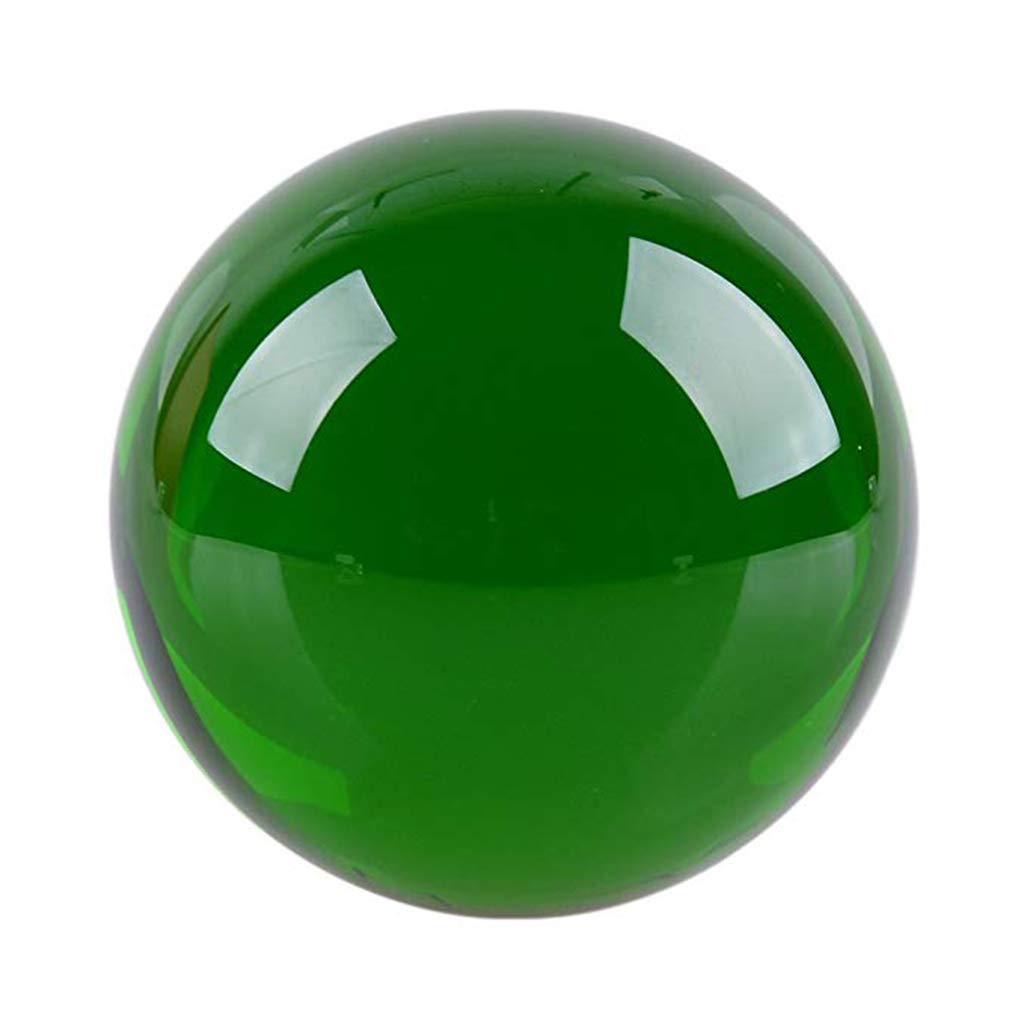 Tubayia 50 mm Crystal Ball Glass Ball Photo Ball Photography Props Decoration Gift (Green)