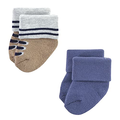 Image of Hudson Baby Baby 8-pack Cotton Rich Newborn and Terry Socks