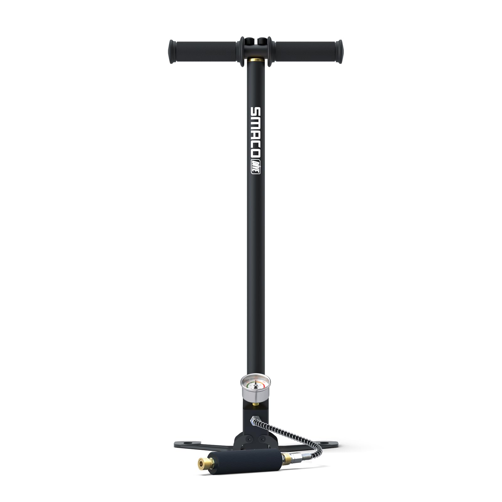 SMACO Pompa Manuale ad Alta Pressione 4 Stadi per Bombola Subacquea, PCP, Barca, Automobile, Bicicletta, Palla - Riempimento Gas Aria (EU Disponibilità)