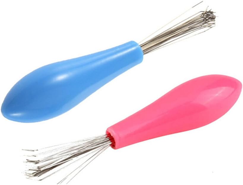 BESTOMZ Hairbrush Cleaning Hair Comb Cleaner Remover Handle
