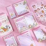 Doraking 250Sheets Cute Cartoon Dog Memo Notes Writing Pads Scrapbook Decorations TODO List for Planning with 2 Sheets Decorative Stickers, Doraking Shiba Inu Memos