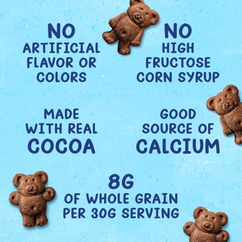 TEDDY GRAHAMS Chocolate Graham Snacks, Bulk Kids Snacks, 6 Boxes - image 6