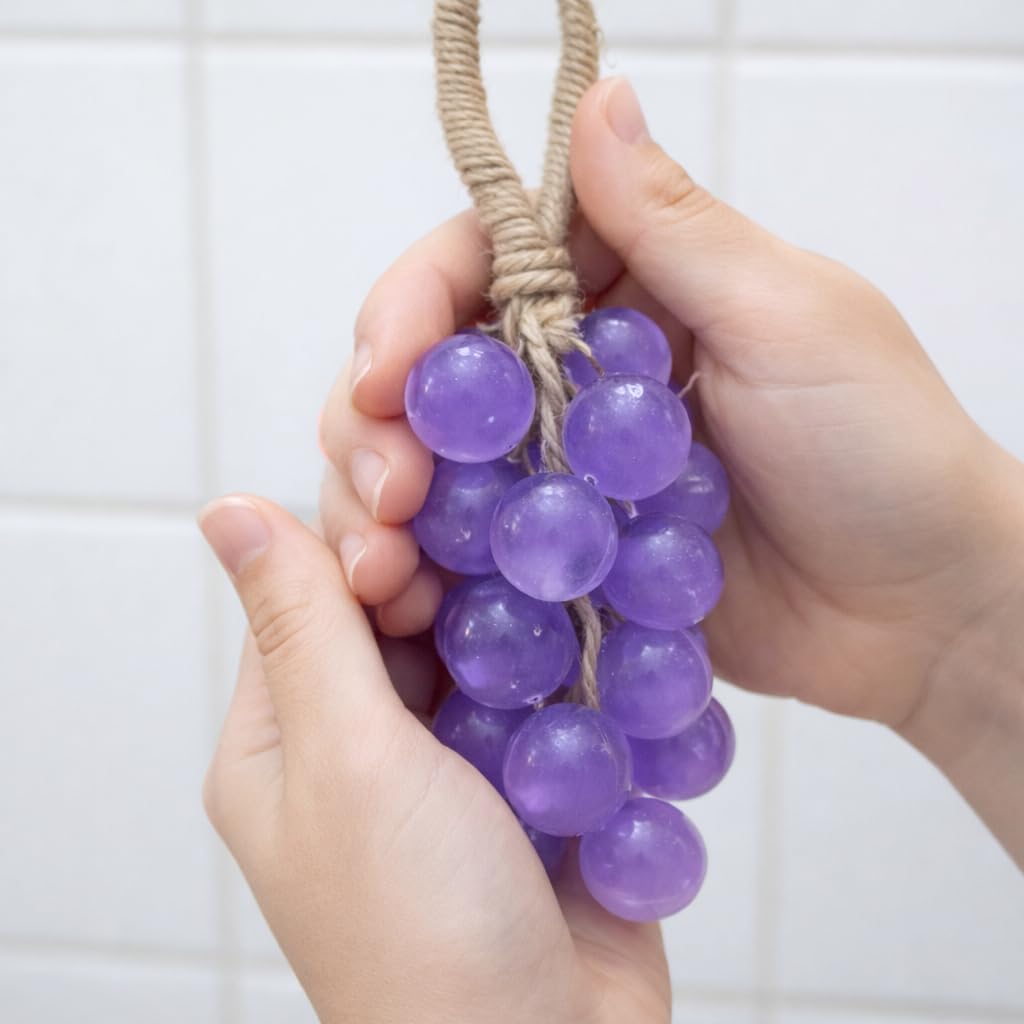 Grapes Shape Handwash Soap | Moisturizing Bath with Refreshing Fragrance | Handmade Designer for Hand Wash & Bath | Attractive Gift | 200G(Purple)-image-39