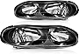 ECCPP Headlight Assembly For Chevrolet For Camaro 1998-2002 Driver and Passenger Side Headlamps