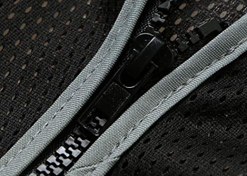 Lohaspro Safety Vest High Visibility - Mesh Reflective Vest With Pockets For Men & Women - Ansi/Isea Standards (X-Large, Black 02) #TOP6