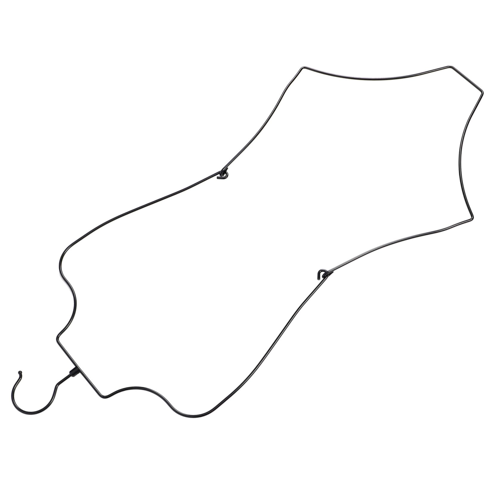 Zerodeko 3st Kleiderbügel Für Kinderbadebekleidung Aufhänger Badeanzug-kleiderbügel Für Gepolsterte Kleiderbügel Faltbar Hose Babysocken Black Stahlmaterial Mit Hohem Mangangehalt