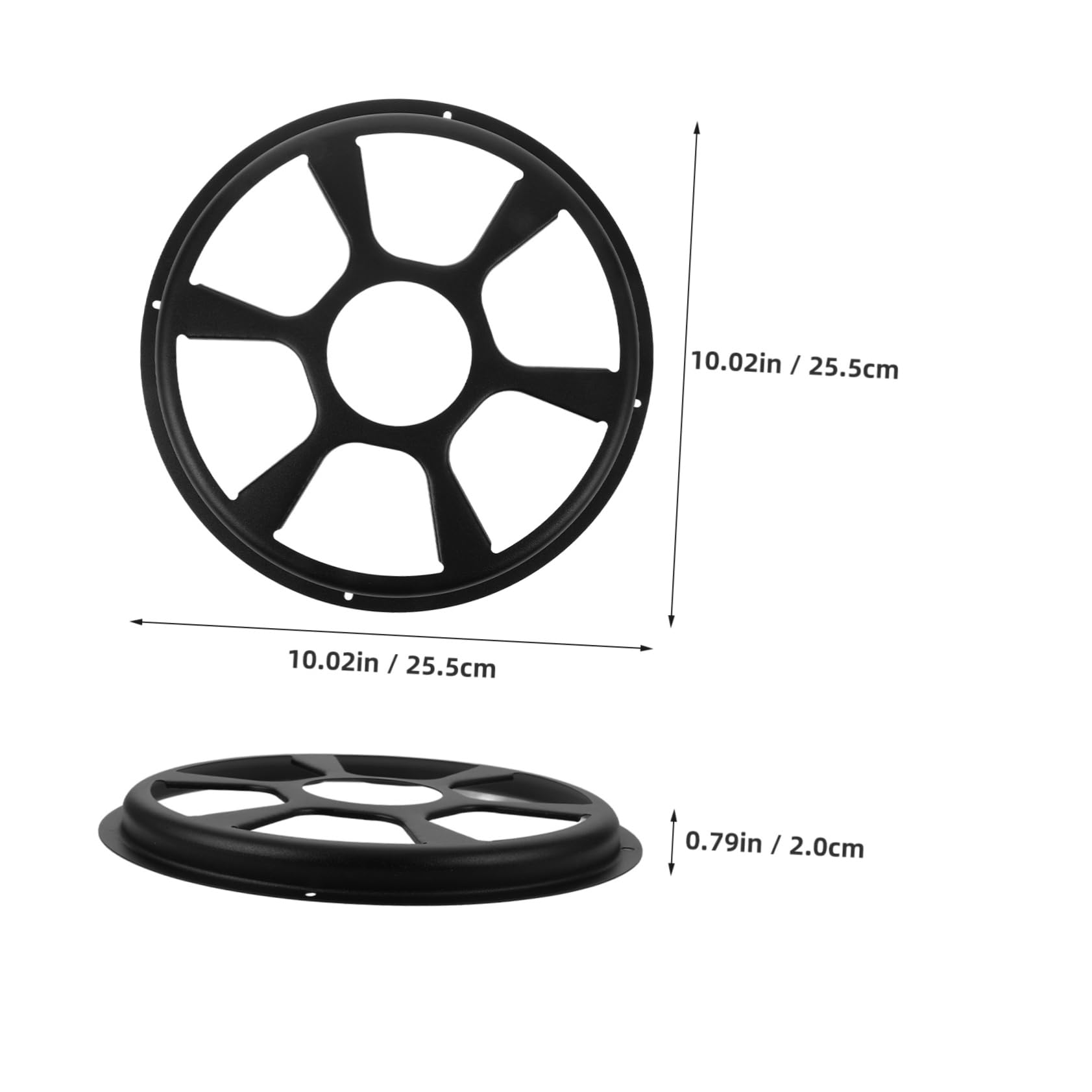 OUNONA Replacement Speaker Covers Decorative Iron Speaker Grill Mesh Grille Guard for Car Subwoofer
