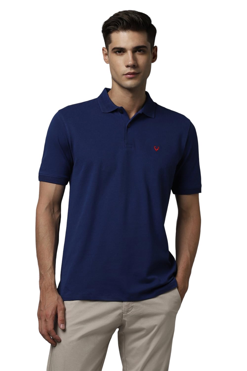 allen solly Men's Cotton Regular Fit Polo T-Shirt-picture-23